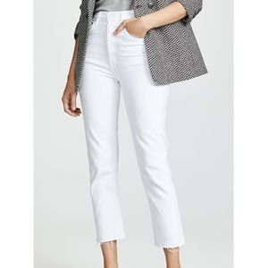 Agolde Hi Rise Straight Riley Crop Jeans